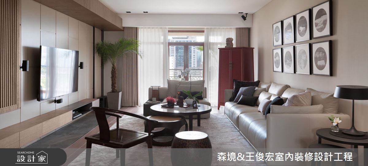屋主在地靈人傑的所在處購置住宅,60坪的大宅場域,汲