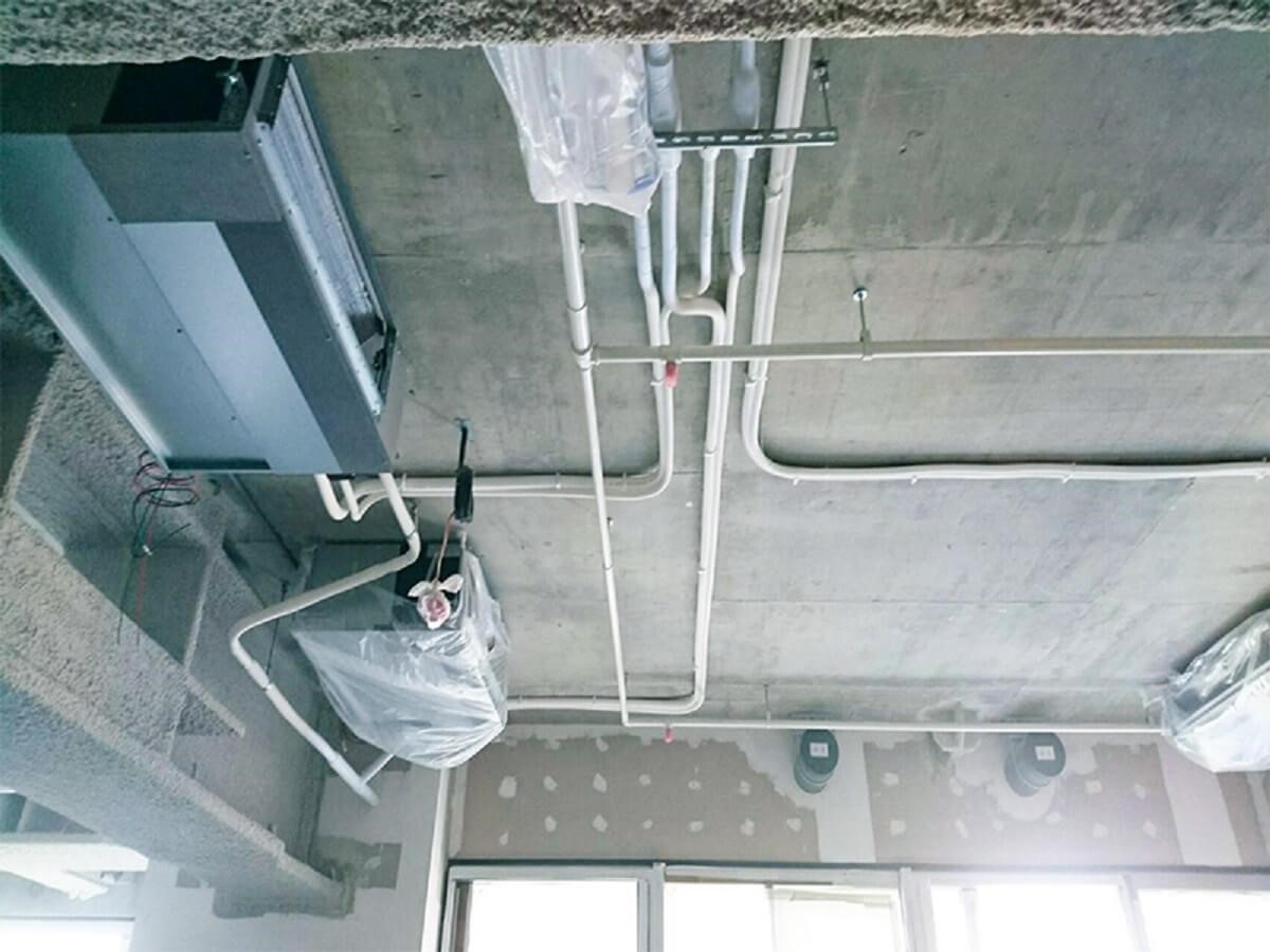 四周留出1.3 倍的空間給室內機。 圖片提供_今硯室內裝修設計工程‧張主任 四周留出1.3 倍的空間給室內機。 圖片提供_今硯室內裝修設計工程‧張主任