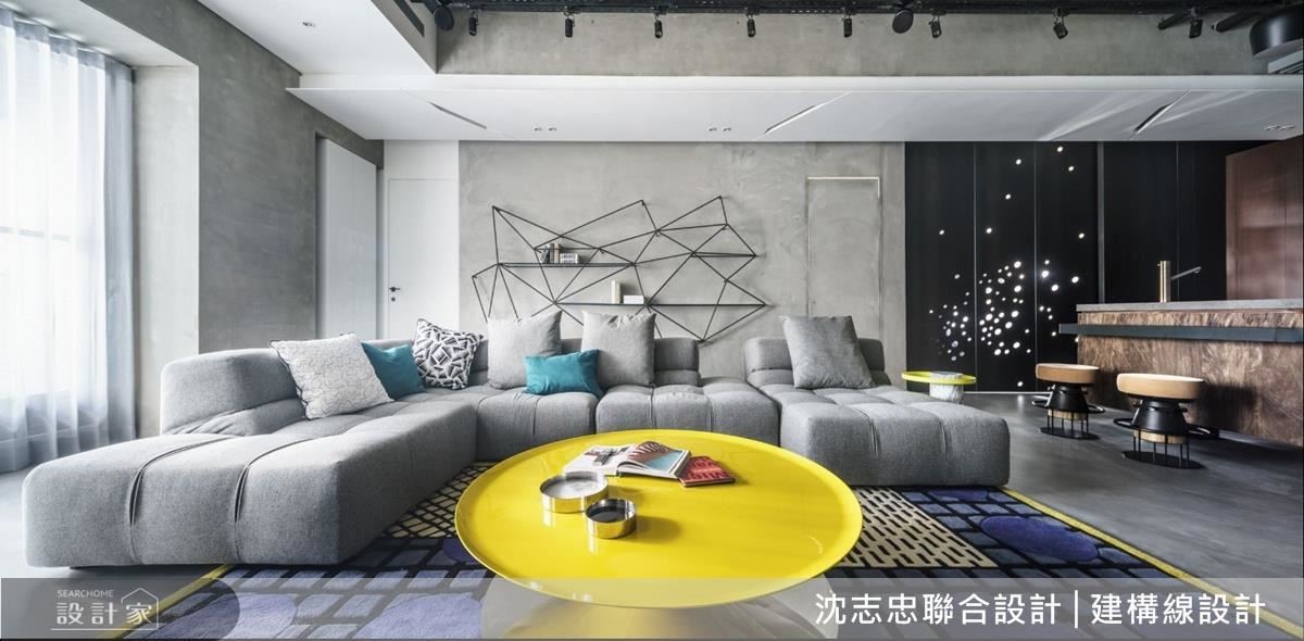 突破既有材質與量體想法,建構出藝術般的居家面貌。 突破既有材質與量體想法,建構出藝術般的居家面貌。