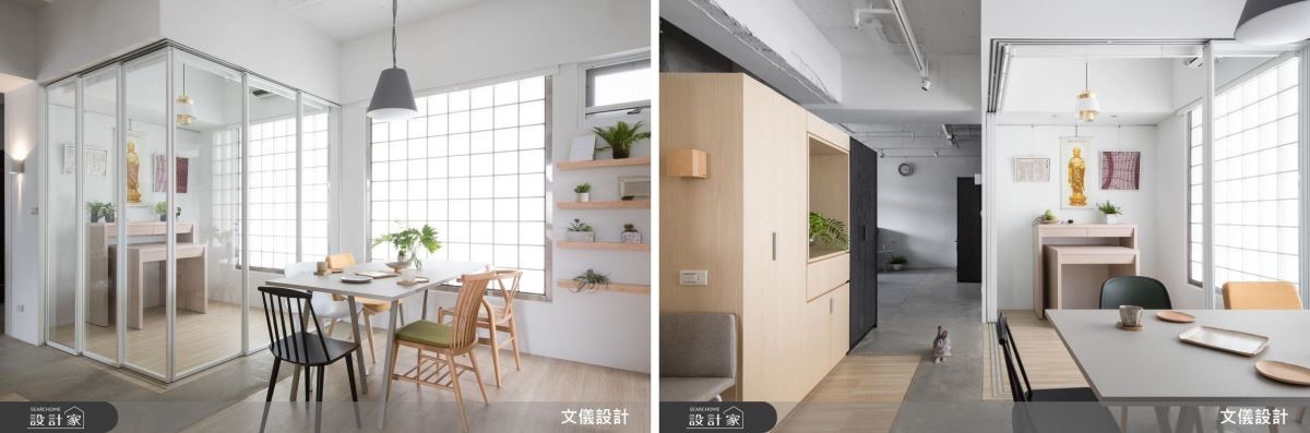 這是一間 15 年的中古屋,原本格局動線不良,有著迂迴