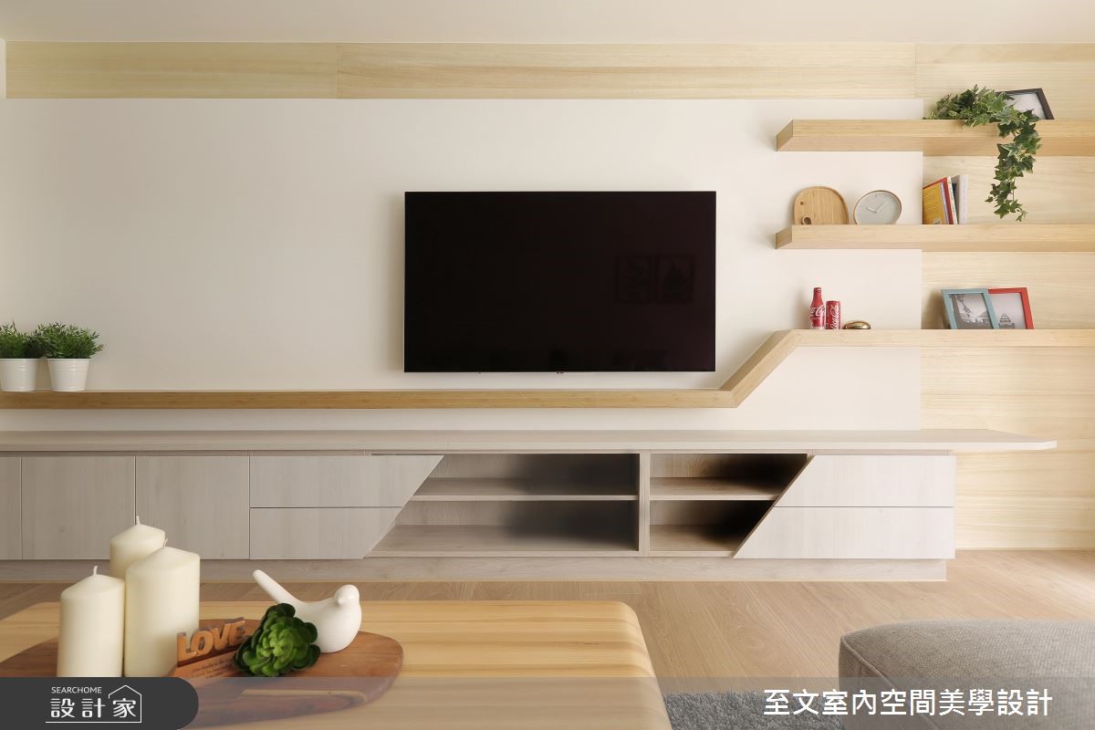 由於屋主喜歡北歐風格和溫潤的木質感,因此設計師特地