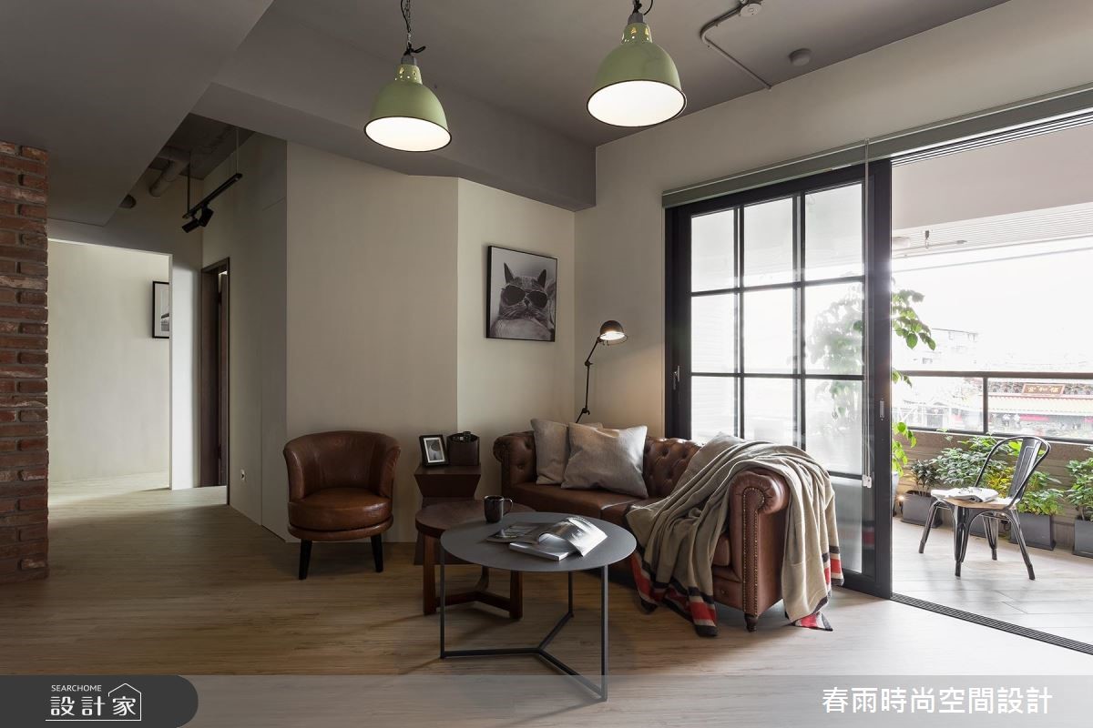 25 坪單身宅,設計師在一人自住的前提下,重新整頓原