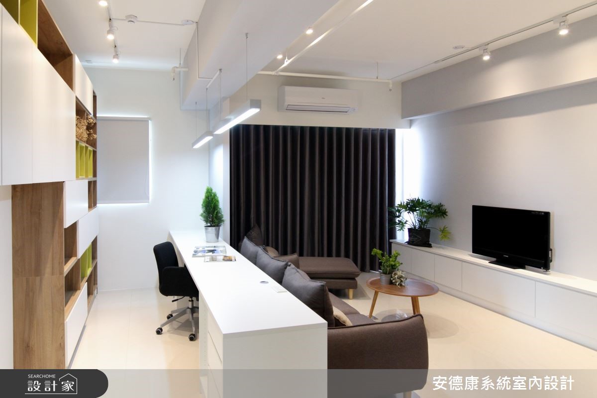 22 坪簡約風住宅,設計師變更原先格局、縮減一房,重