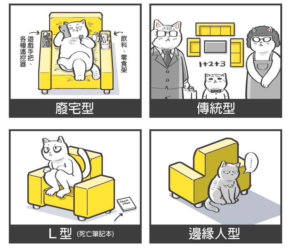 沙發是客廳的主要休憩區,很多人都很困惑沙發與客廳的
