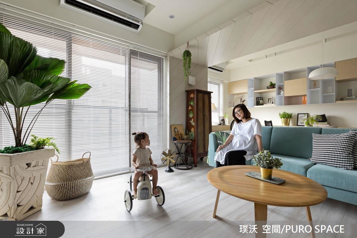 年輕的業主原本期待北歐風,但圍繞孩子的幸福場域,讓