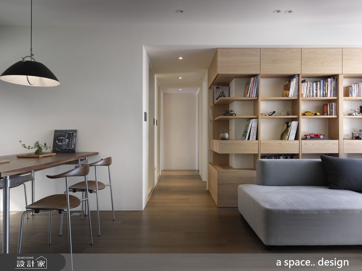 a space.. design 在現代風格中注入大量木質元素,為