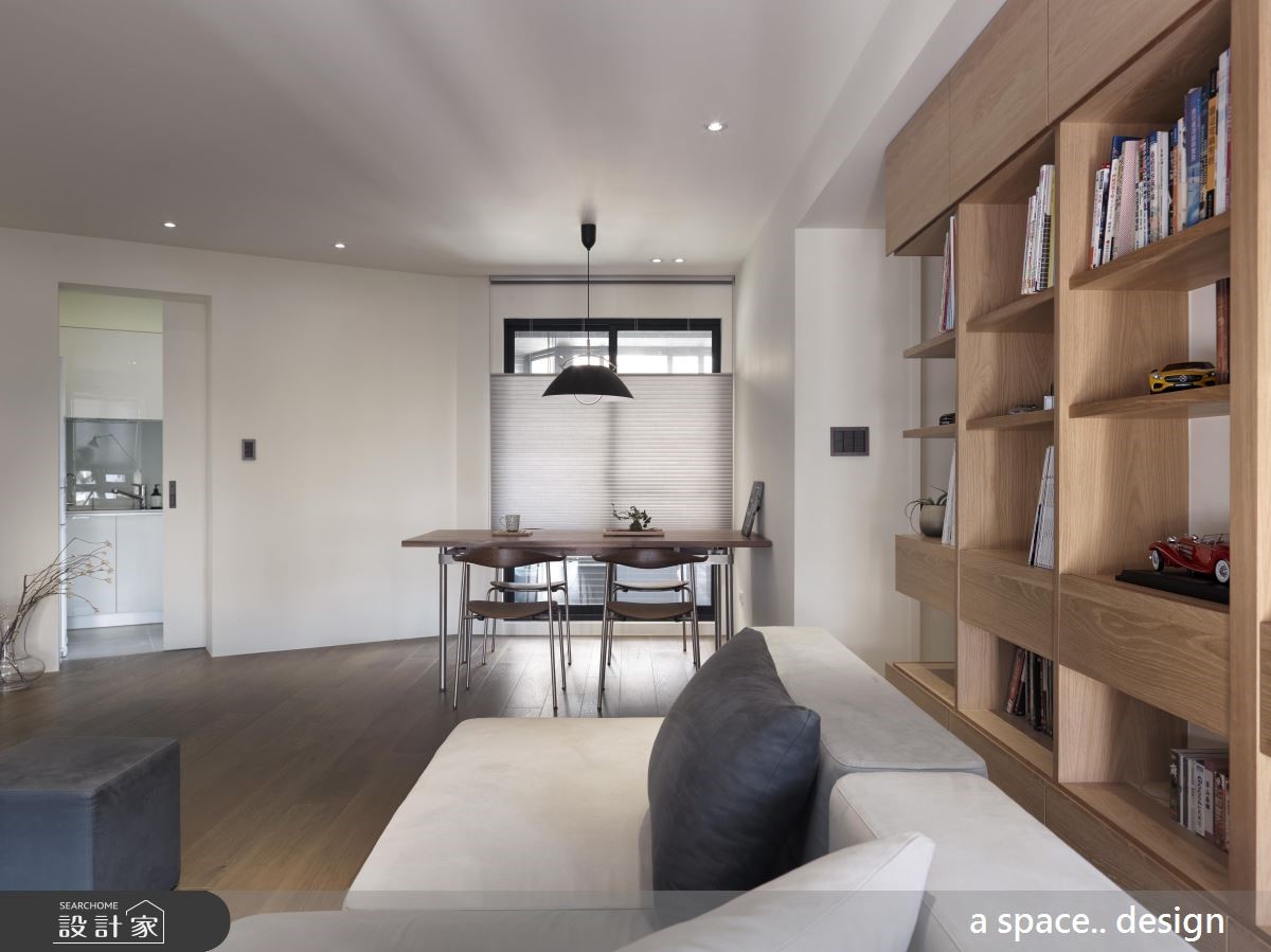 a space.. design 在現代風格中注入大量木質元素,為