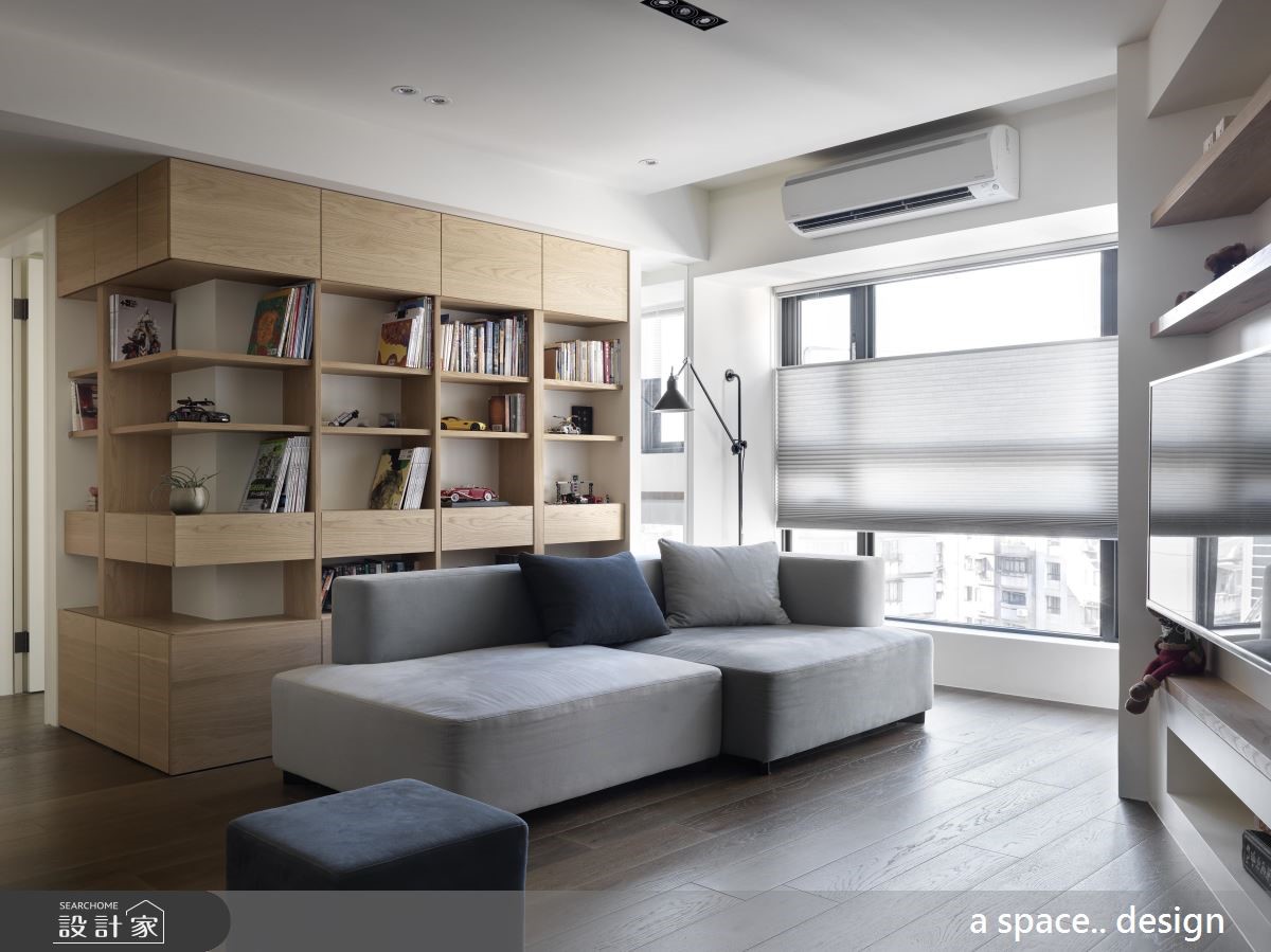 a space.. design 在現代風格中注入大量木質元素,為