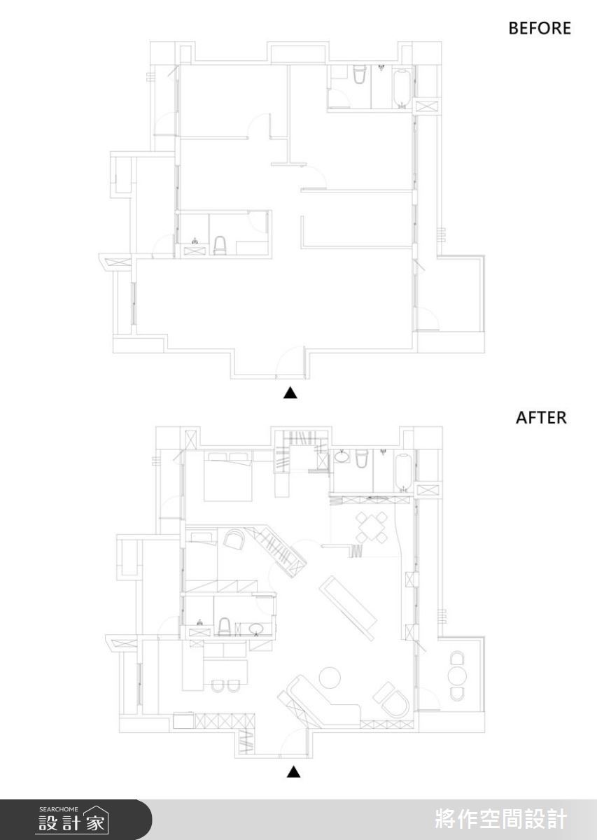 29 坪居家,設計師打開原先封閉的格局,透過「與景觀