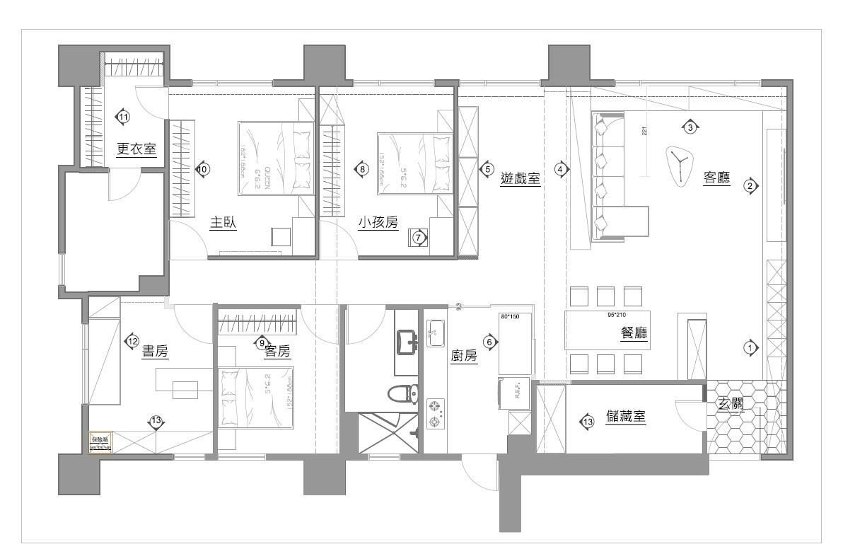 平面圖提供_浩室空間設計。 平面圖提供_浩室空間設計。