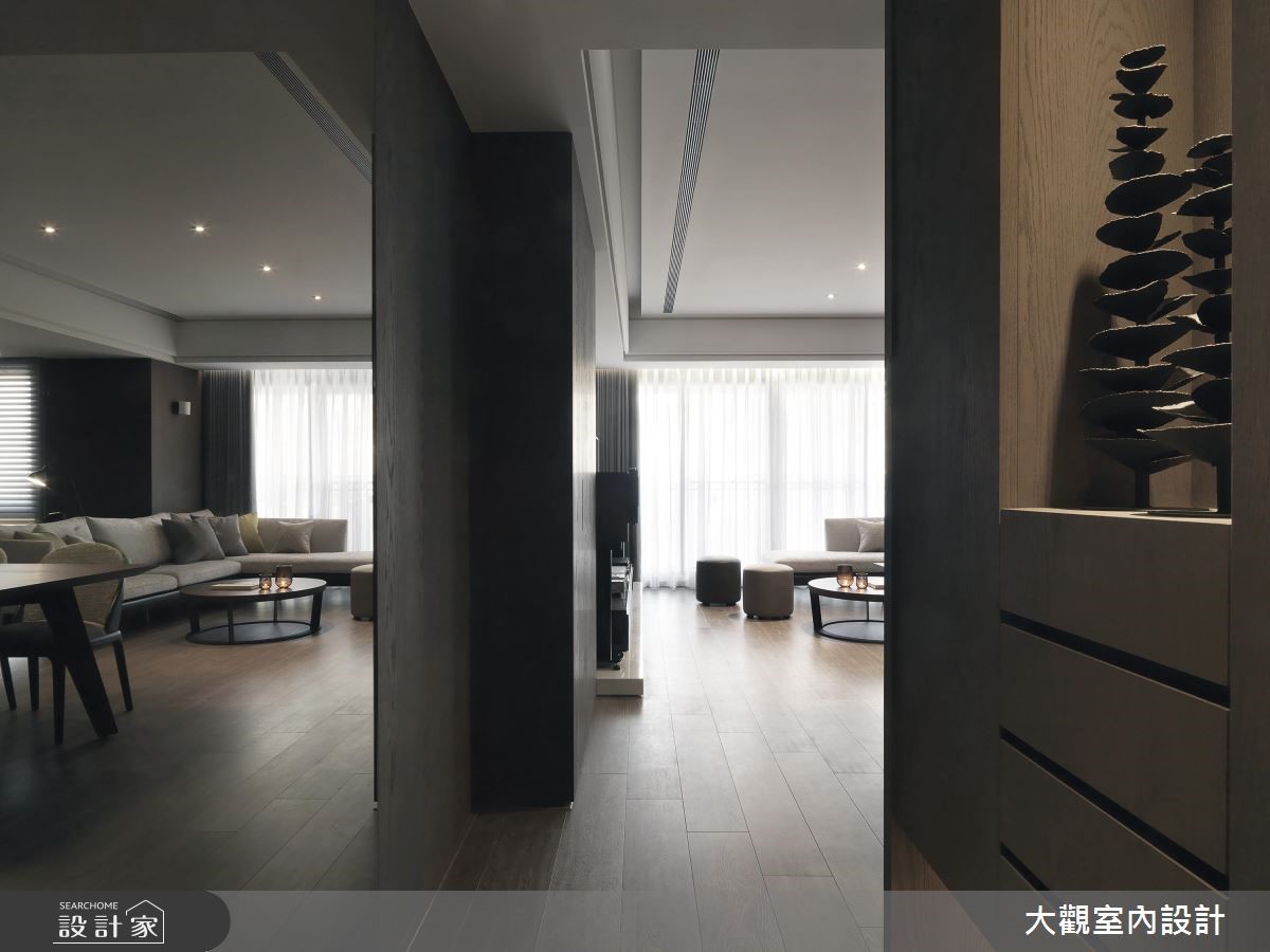 34 坪的現代風住宅,屋主喜歡像是高級旅店般的高雅舒