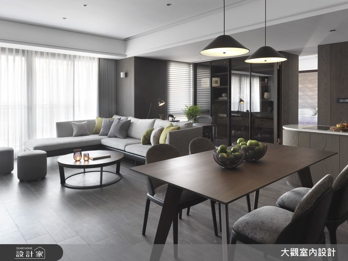 34 坪的現代風住宅,屋主喜歡像是高級旅店般的高雅舒