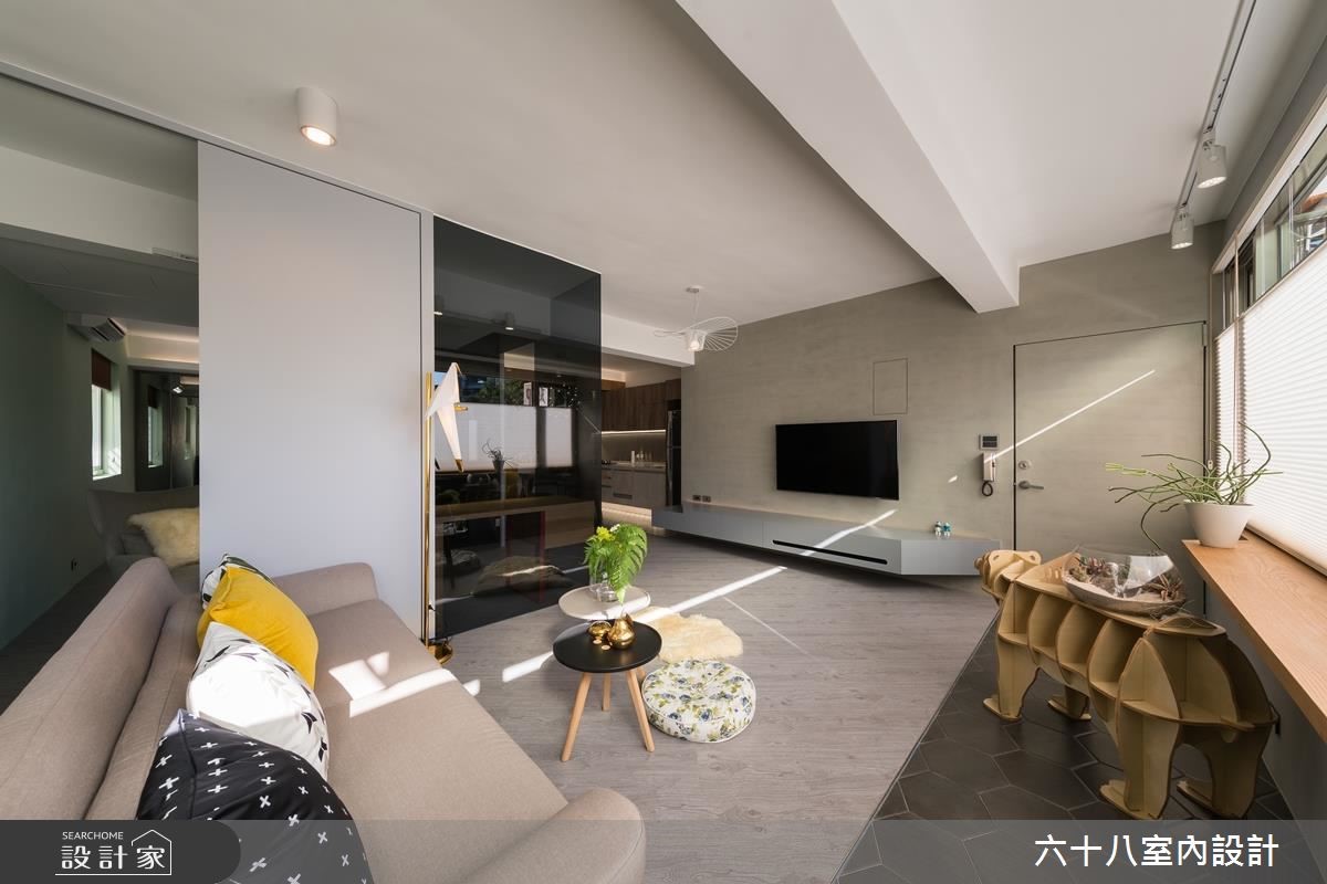 六十八室內設計非常善於在一個單純的房屋量體內,利用