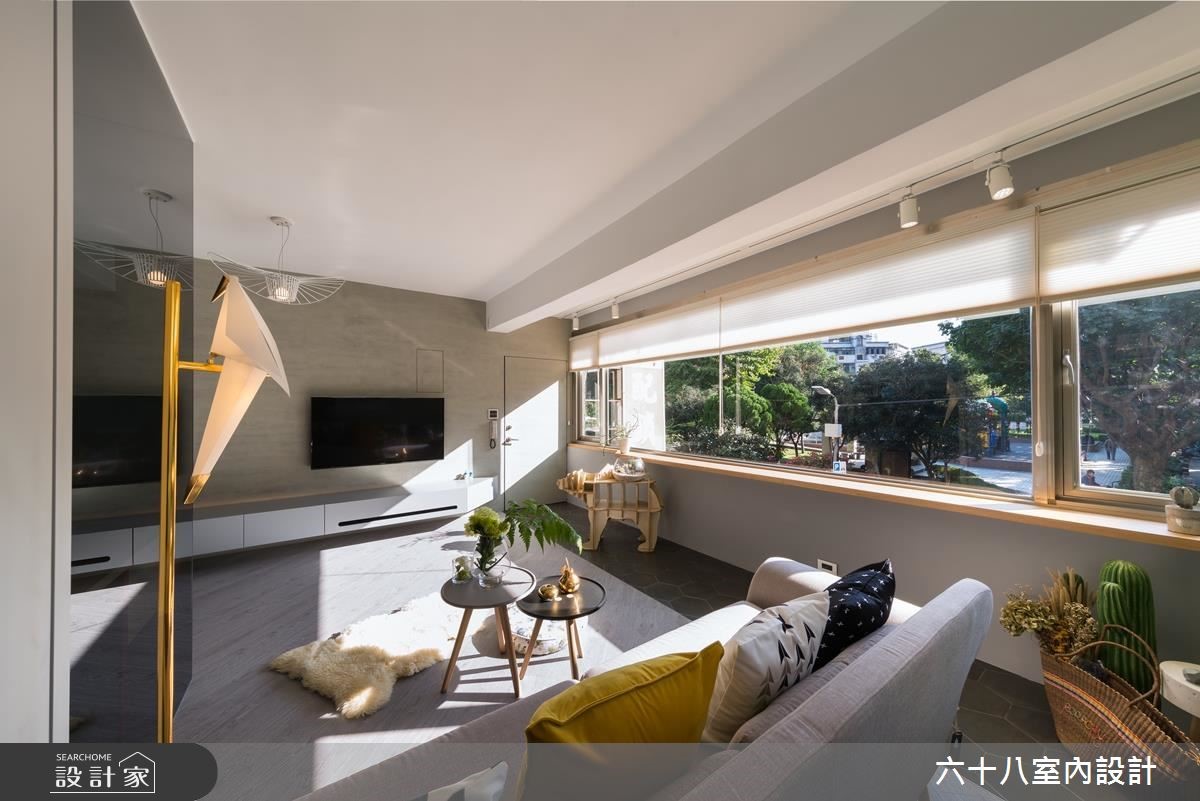 六十八室內設計非常善於在一個單純的房屋量體內,利用