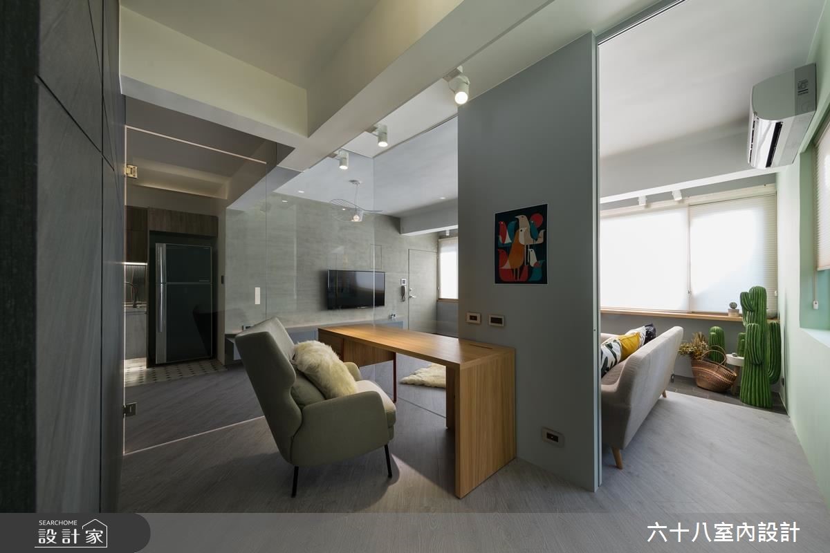 六十八室內設計非常善於在一個單純的房屋量體內,利用