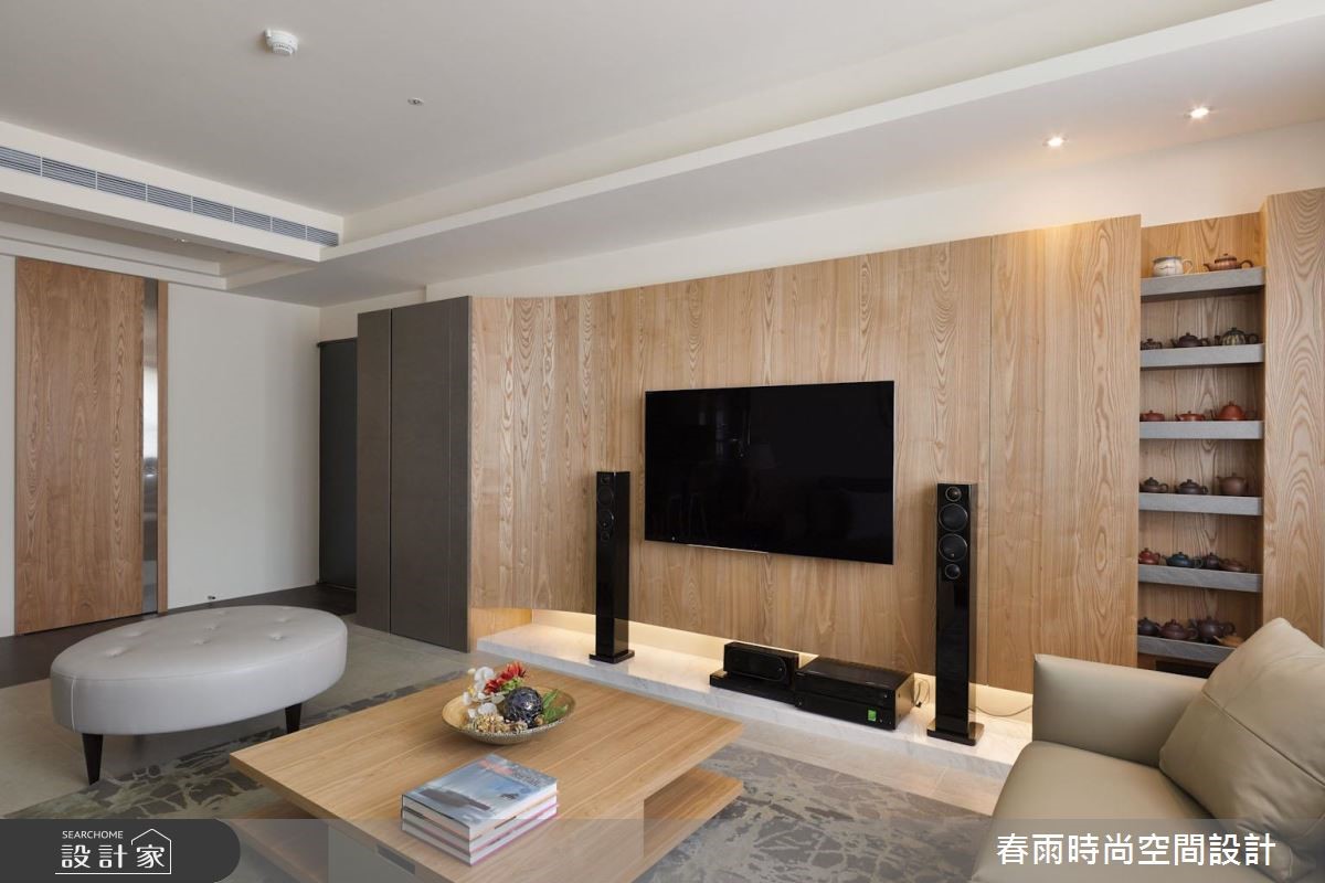 春雨設計最擅長的就是美型創意收納, 28 坪空間是新婚