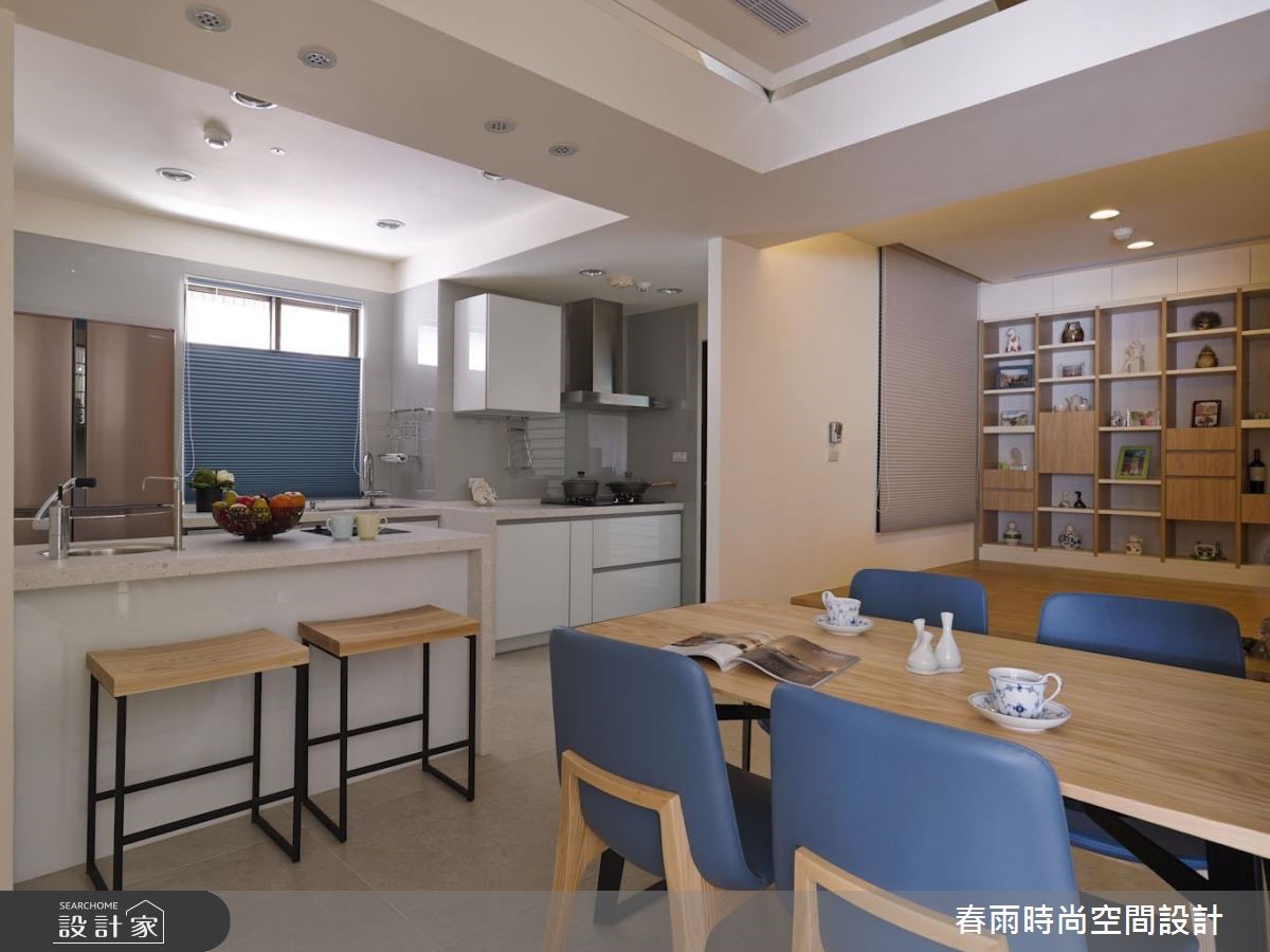 春雨設計最擅長的就是美型創意收納, 28 坪空間是新婚