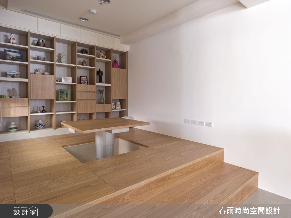 春雨設計最擅長的就是美型創意收納, 28 坪空間是新婚