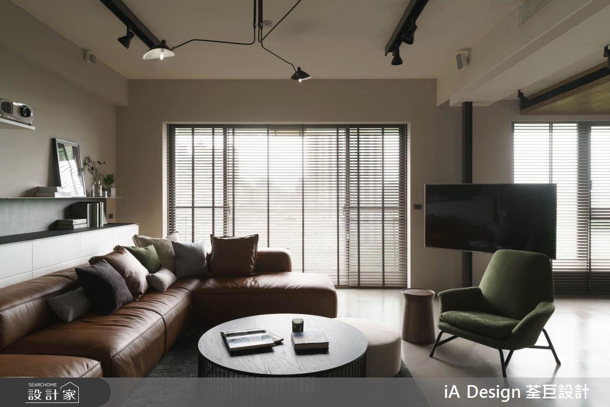 50 坪的輕 Loft 風大宅,設計師替室內保有美好窗景,