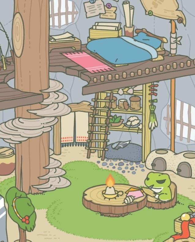設計家小編們最近也迷上《旅行青蛙》(日文:旅かえる)