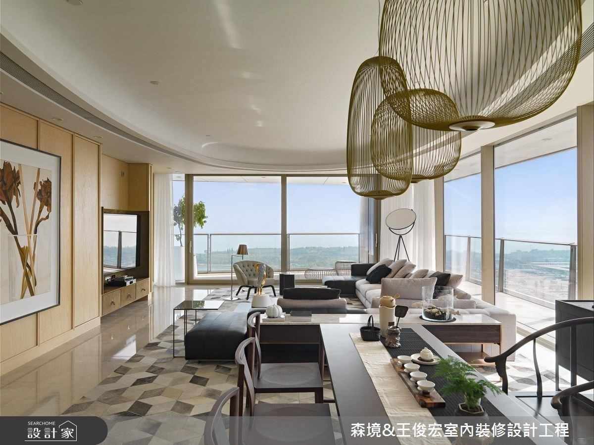 運用軟裝陳設及家具配置,改變空間調性,是森境&王俊