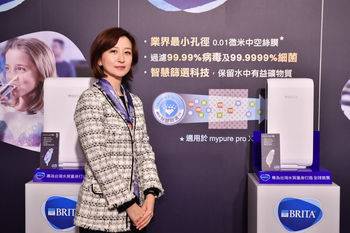 BRITA此次新系列共推出4款機型,主打最高階旗艦機種mypure pro X9 淨水技術全面進化 (圖為BRITA台灣碧然德公司夏啟文總經理)。 BRITA此次新系列共推出4款機型,主打最高階旗艦機種mypure pro X9 淨水技術全面進化 (圖為BRITA台灣碧然德公司夏啟文總經理)。