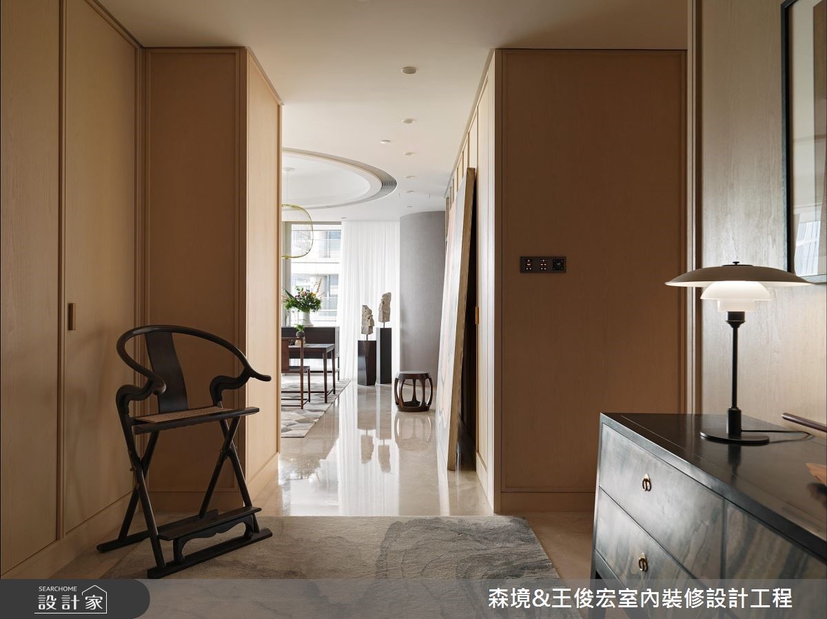 空間引用光、風與水,讓三者自然交融,打造渾然天成的