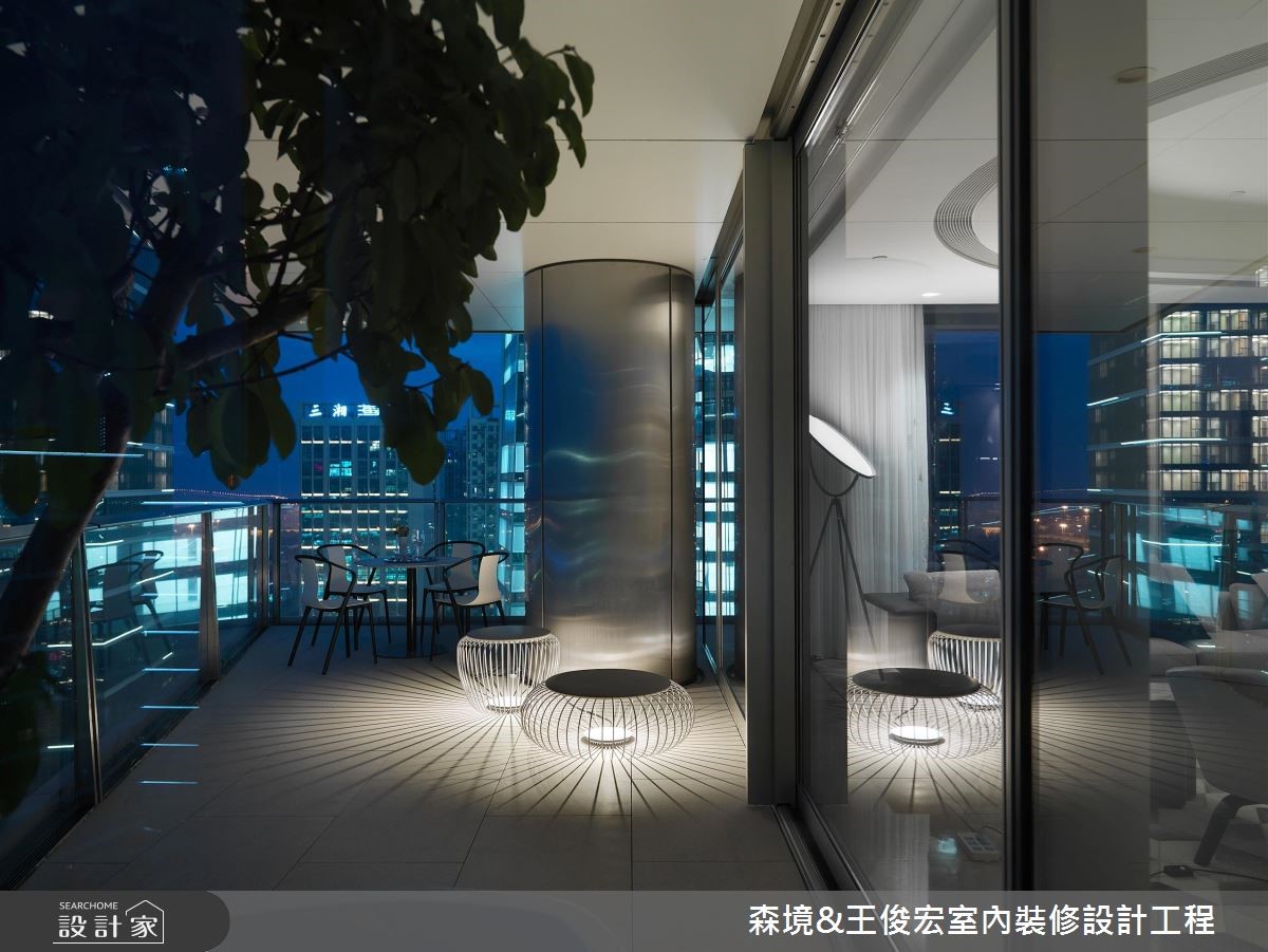 空間引用光、風與水,讓三者自然交融,打造渾然天成的