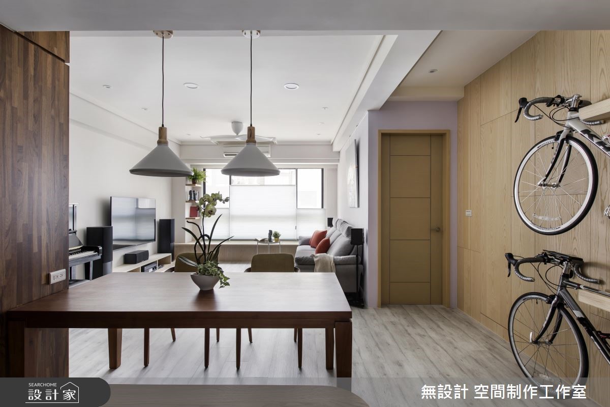 屋主看見了本案周邊大面積綠地與鄰近工作地點的優勢,