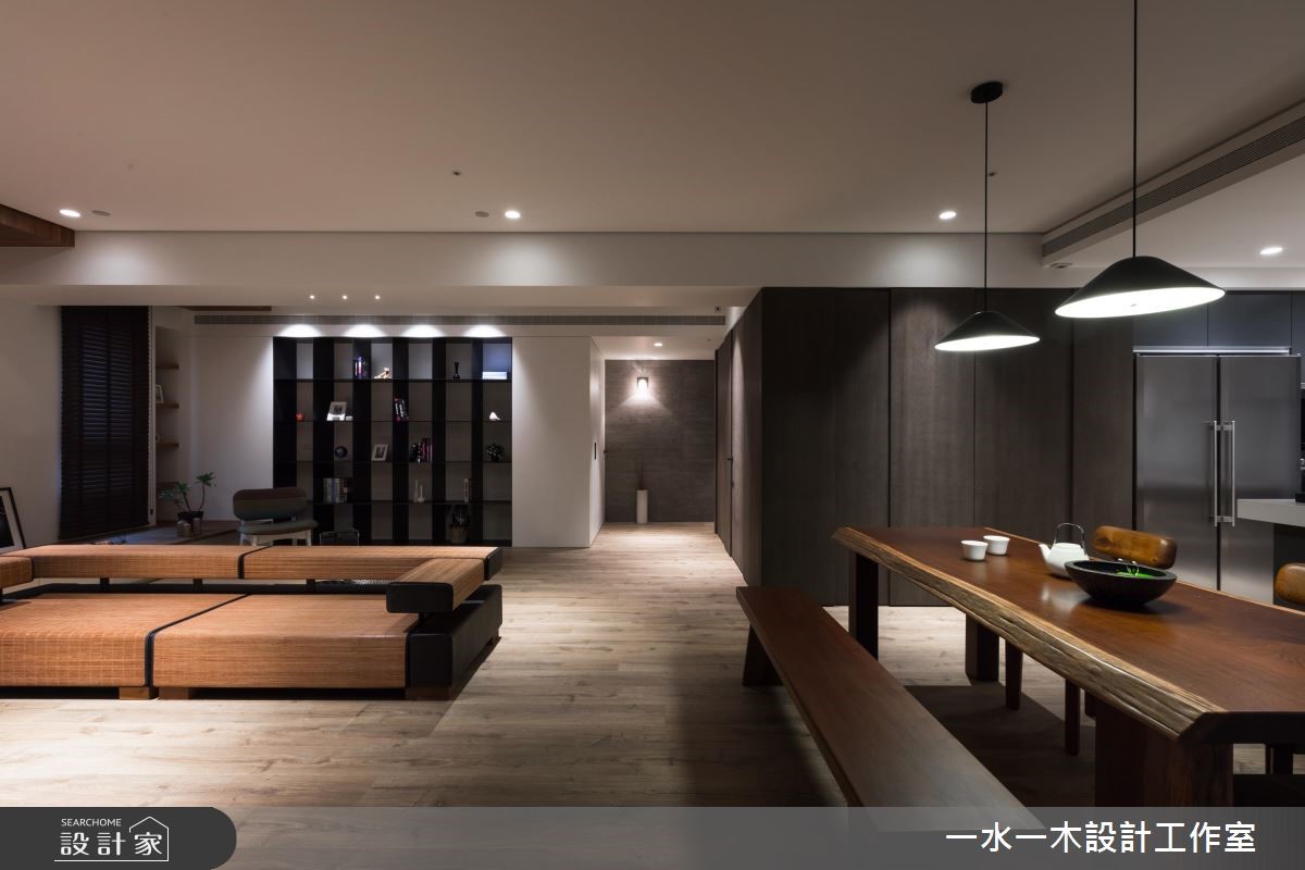 40 坪居家空間,設計師依照屋主的生活需求及喜好,重