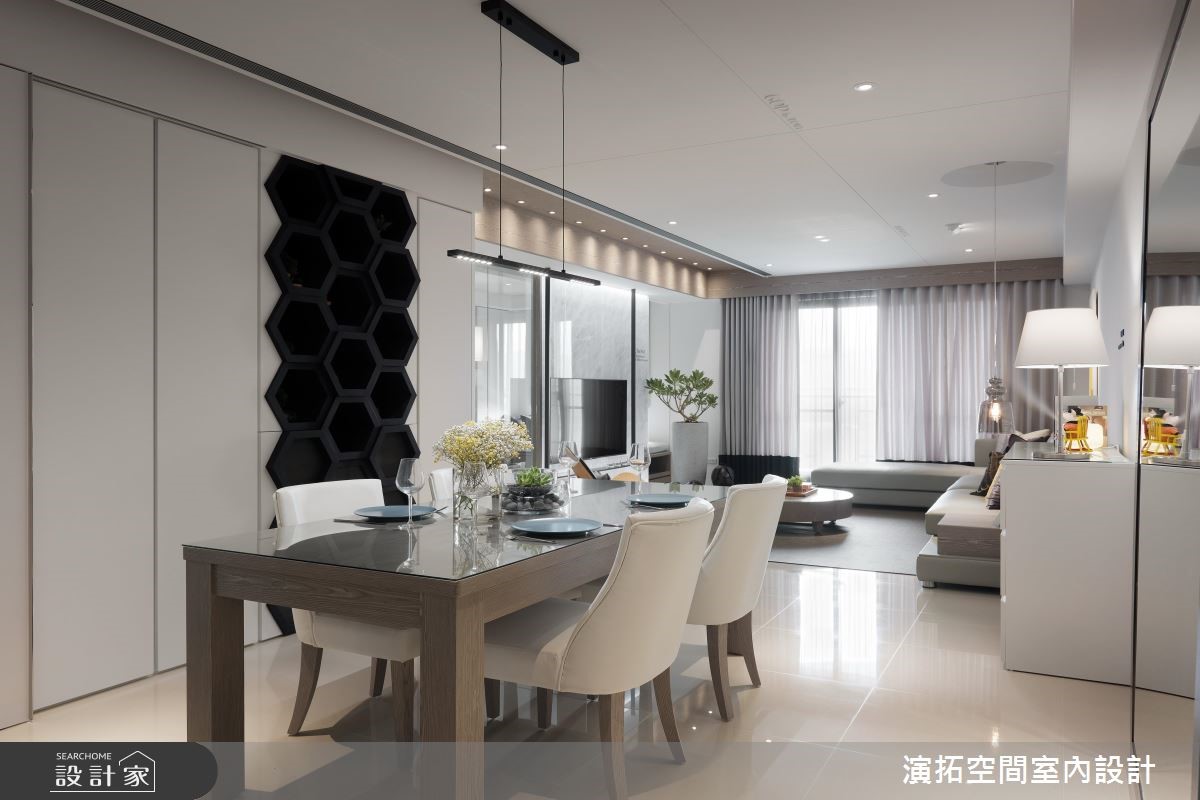 45 坪的 4 口之家,由於業主一家非常信任設計師,在本