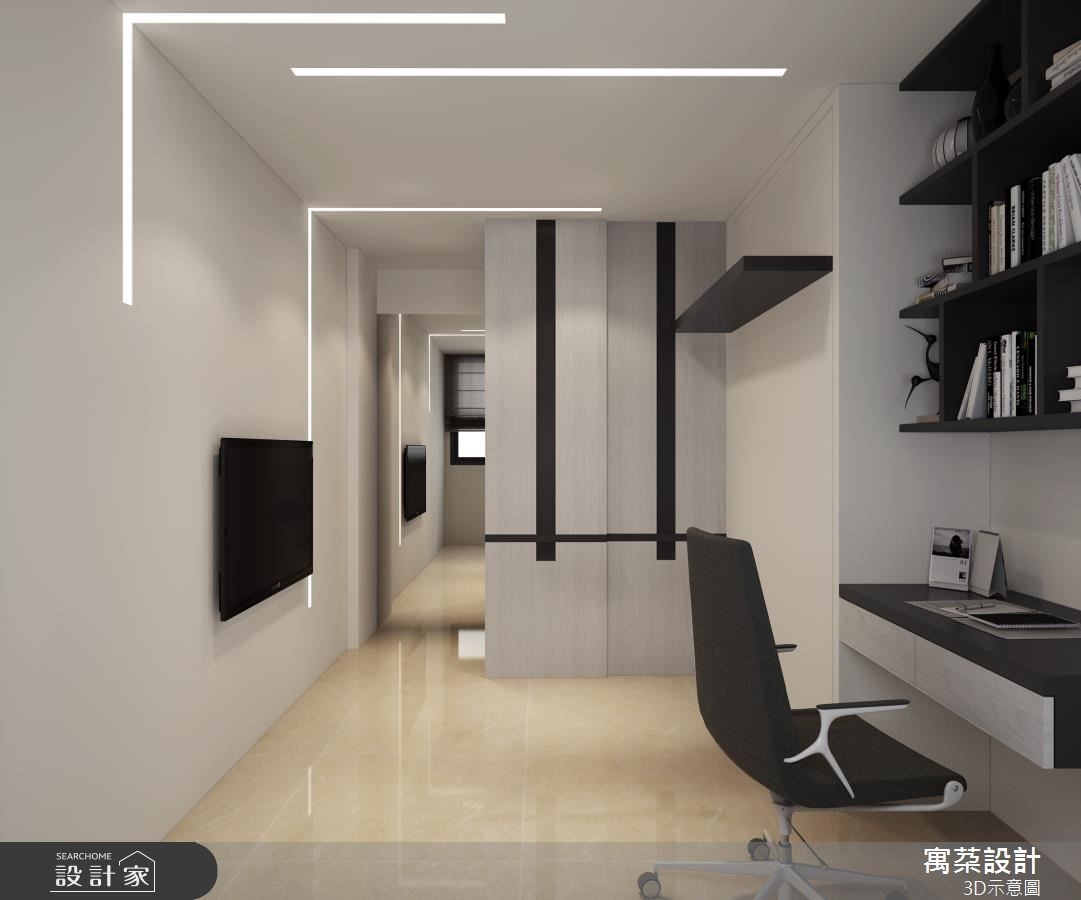 20 坪新婚小屋,是夫妻二人的首購宅,設計師於空間中