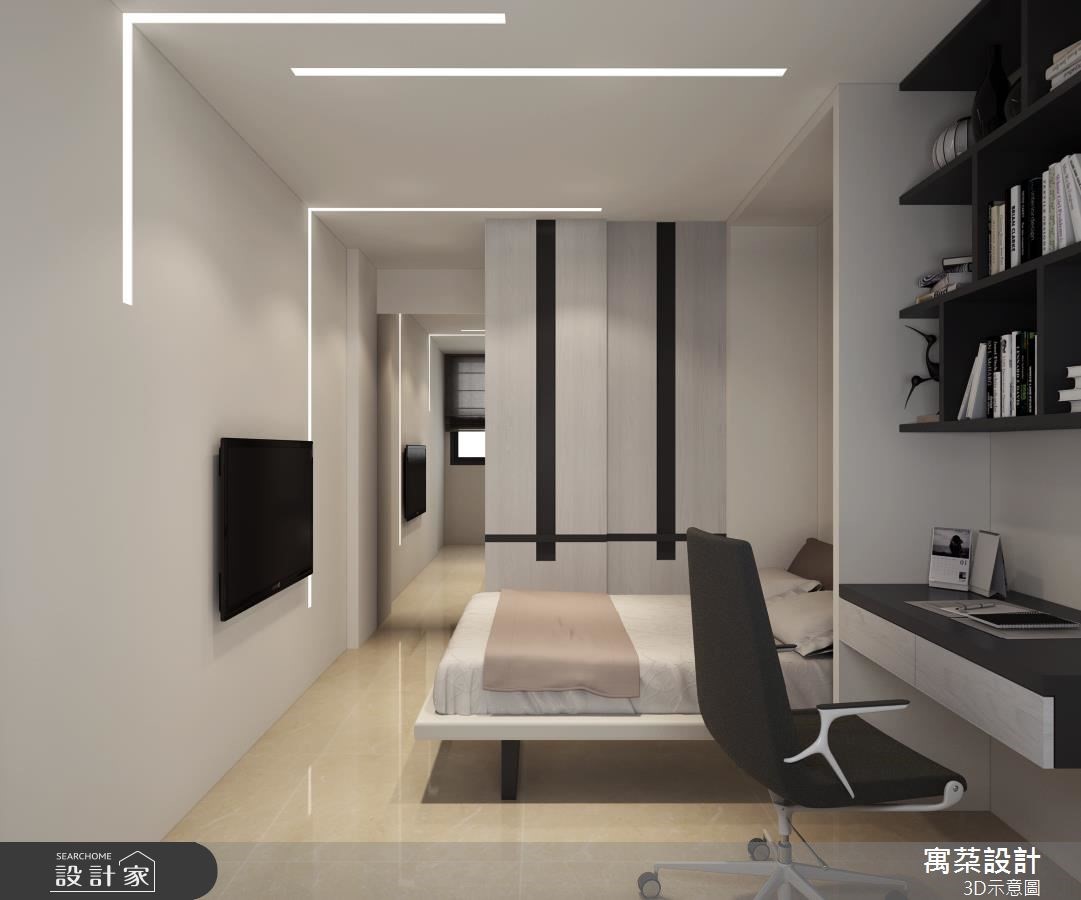 20 坪新婚小屋,是夫妻二人的首購宅,設計師於空間中