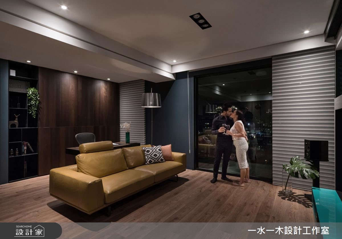 不滿 24 坪的現代風小家,設計師除了透過設計手法替小