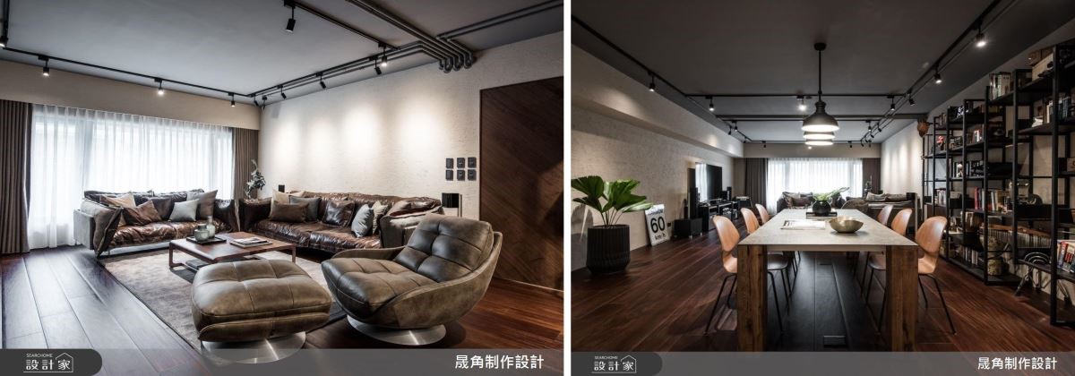 一絲不苟的業主卻偏愛粗獷的工業風,這2種看似相反的