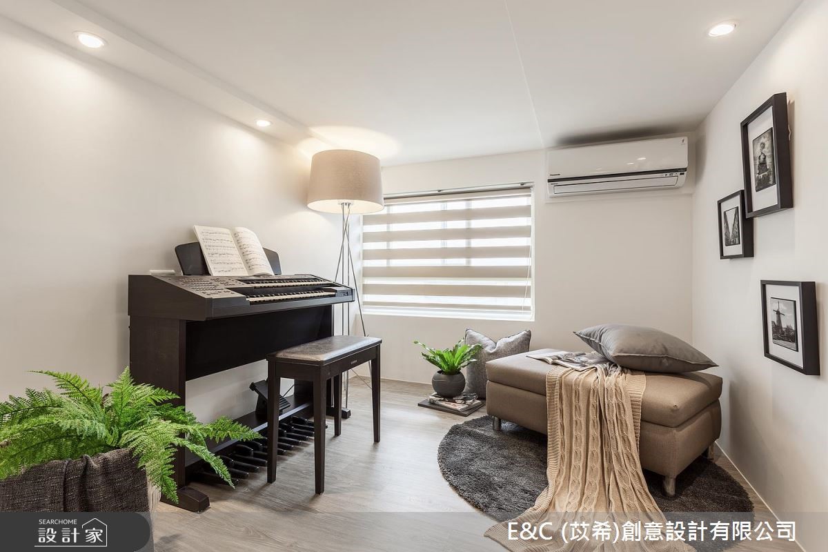 18 年的社區大樓老屋,設計師保留採光佳的優點,並重