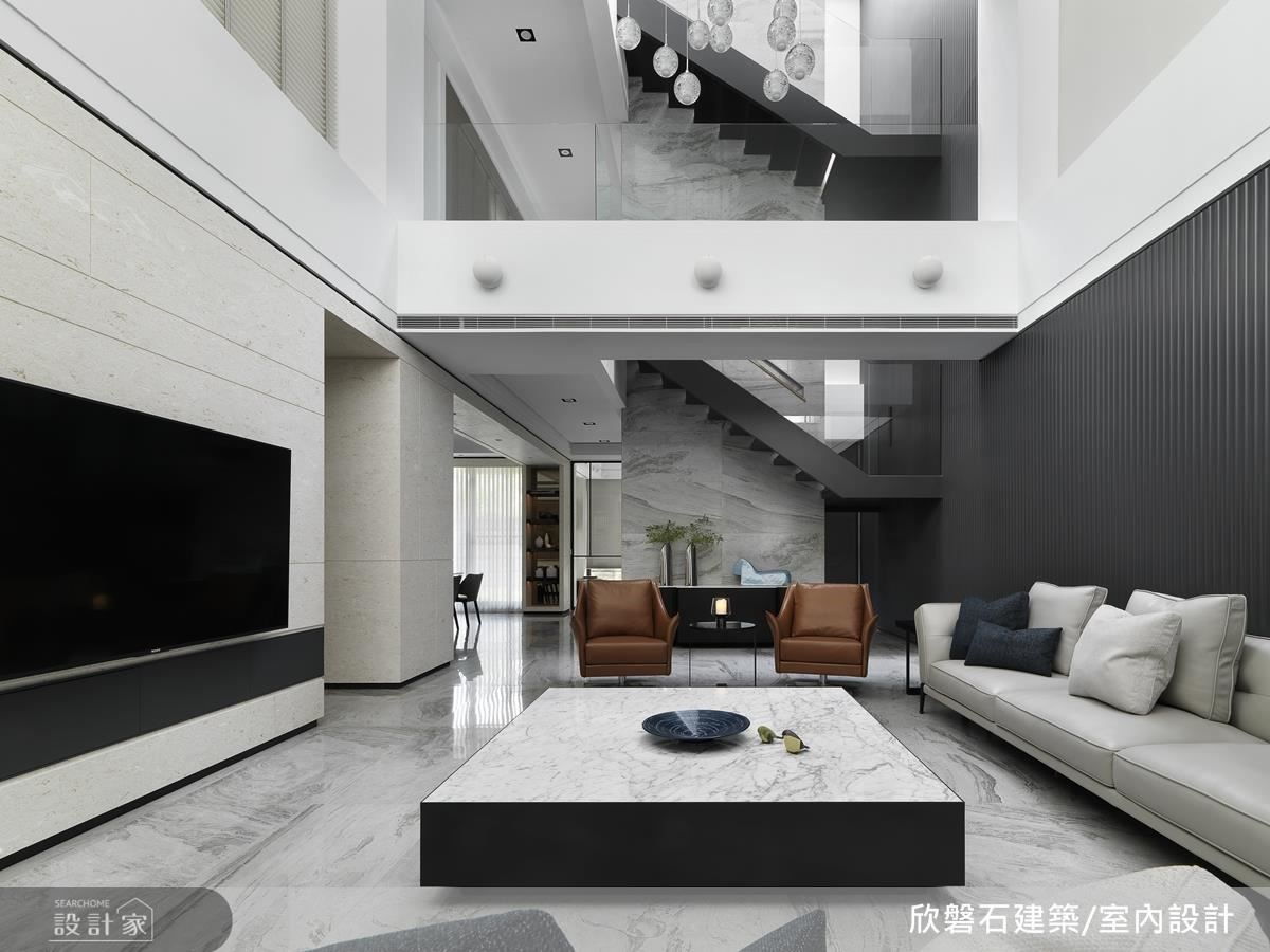 開放式的客餐廚設計,因為可以放大視野,彈性使用,在