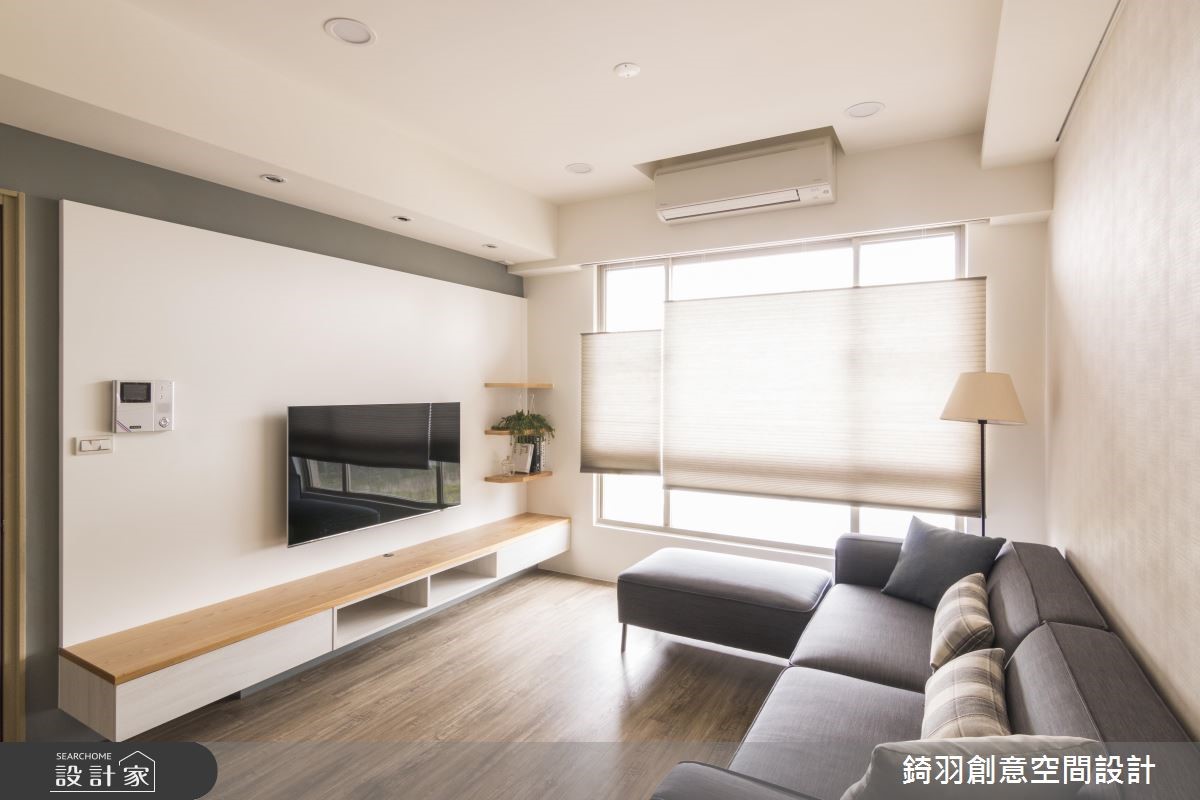 24 坪中古屋格局方正、採光良好,且看錡羽設計團隊如