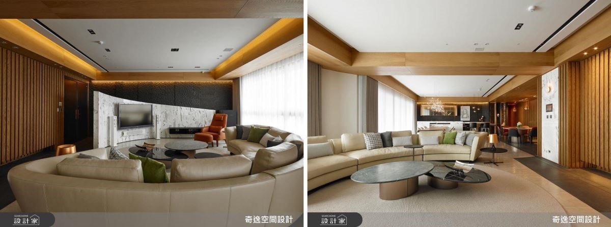知名建設公司的股東為年長的父母買下寬廣的75坪豪宅,