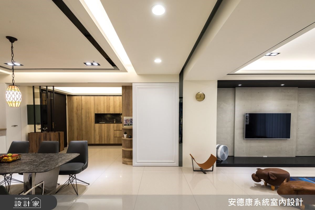 52 坪混搭風個性宅的屋主對於裝潢及家具採購極具個人