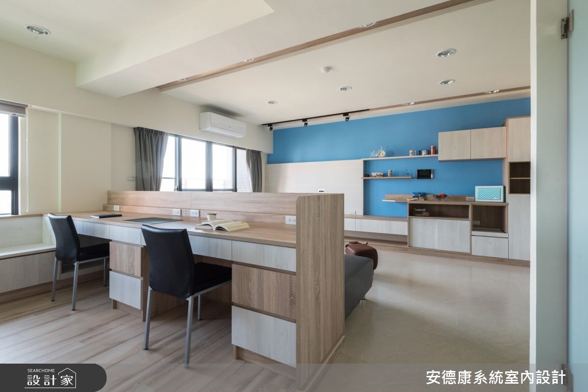 一家三口入住簡約的26坪室內,讓系統家具打造免百萬的