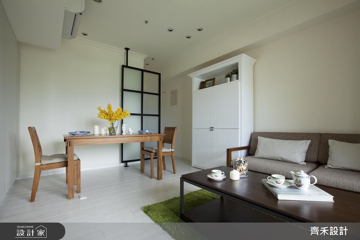 15 坪鄉村風住宅,前身為格局不佳的陰暗老屋,因此以
