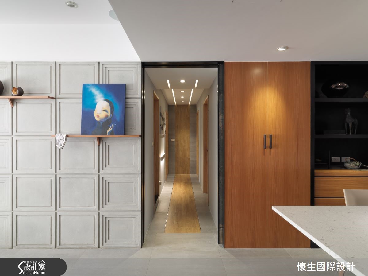 50 坪北歐風宅邸,透過格局重整,將三十年以上老屋改