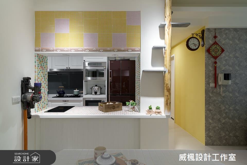 30 坪中古屋,是三代同堂與2 隻貓的生活場域,設計師
