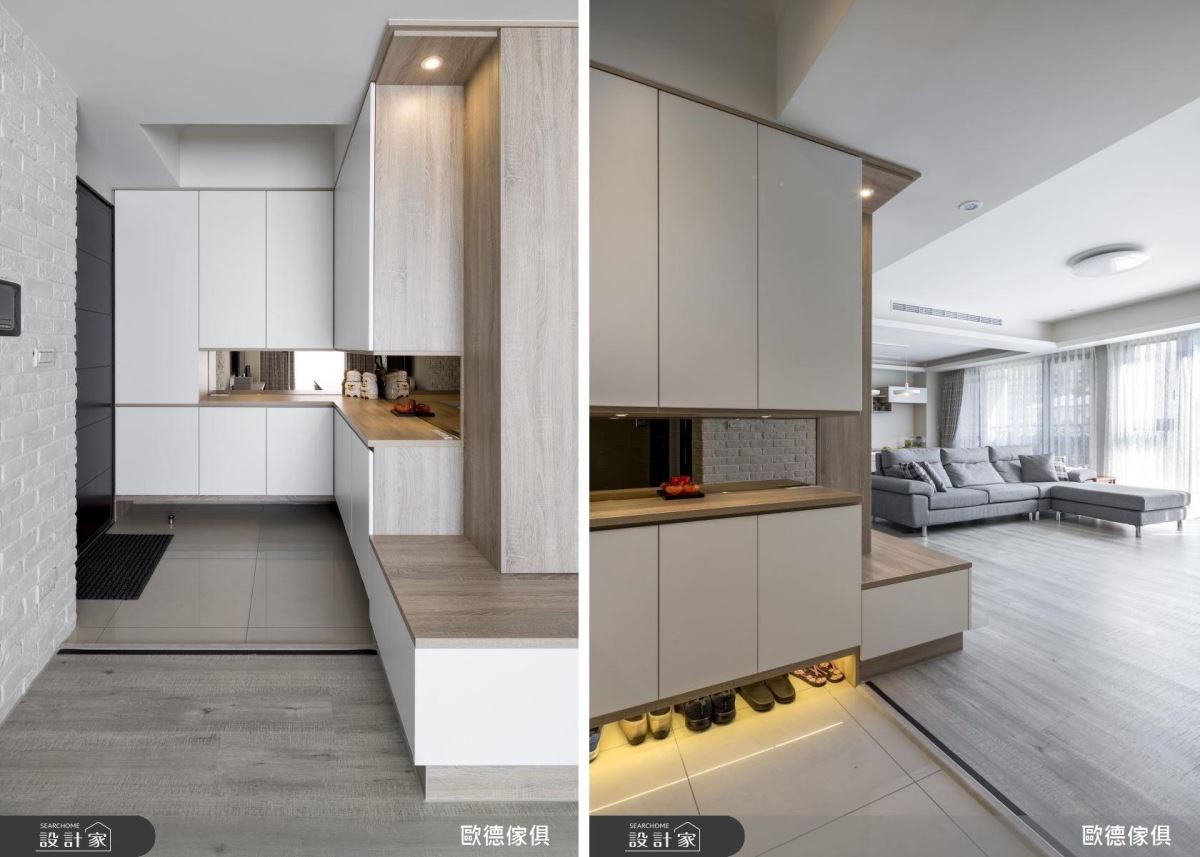 屋主一家四口渴望住在寬敞、自在的生活環境,歐德傢俱