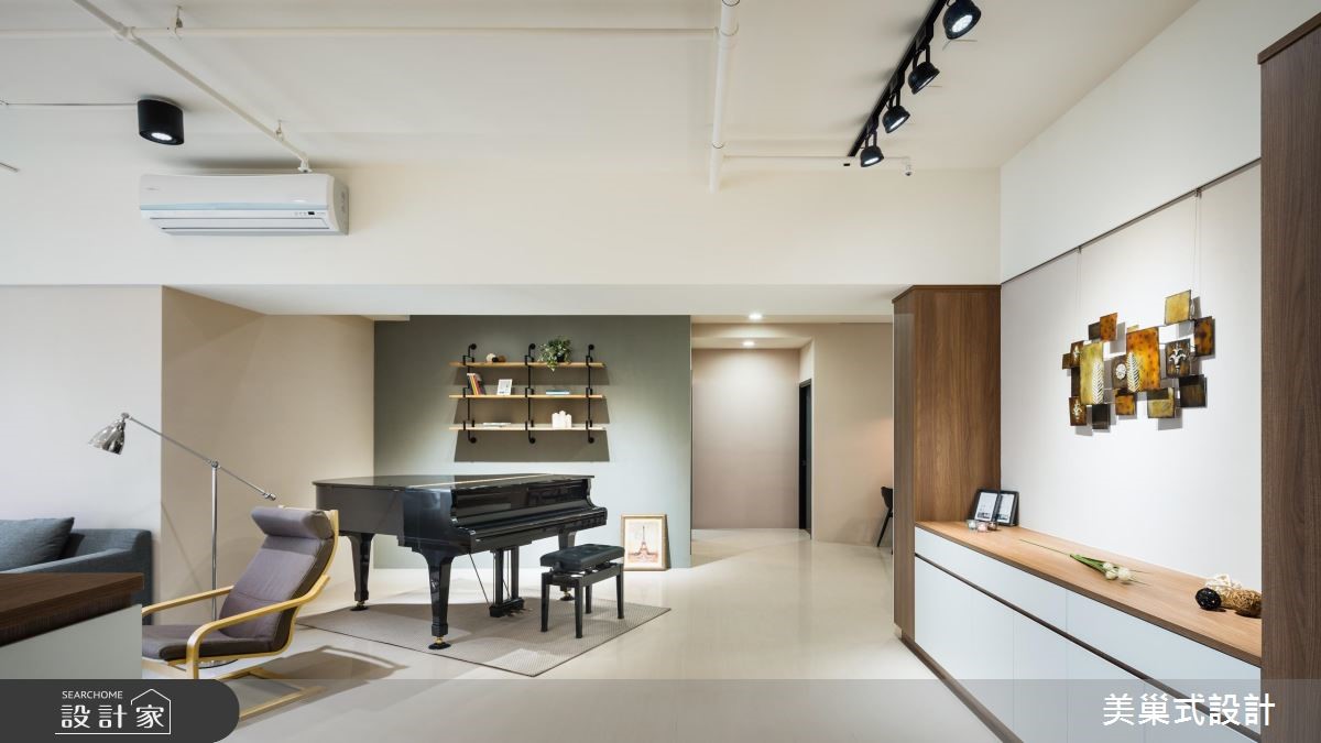 50 坪中古屋,設計師透過 Loft 風改造,重塑有型有款