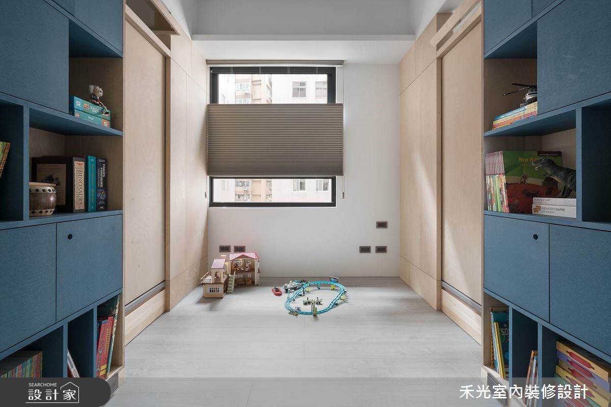 27坪老屋,設計師將屋況加以重整,並針對孩子的使用需