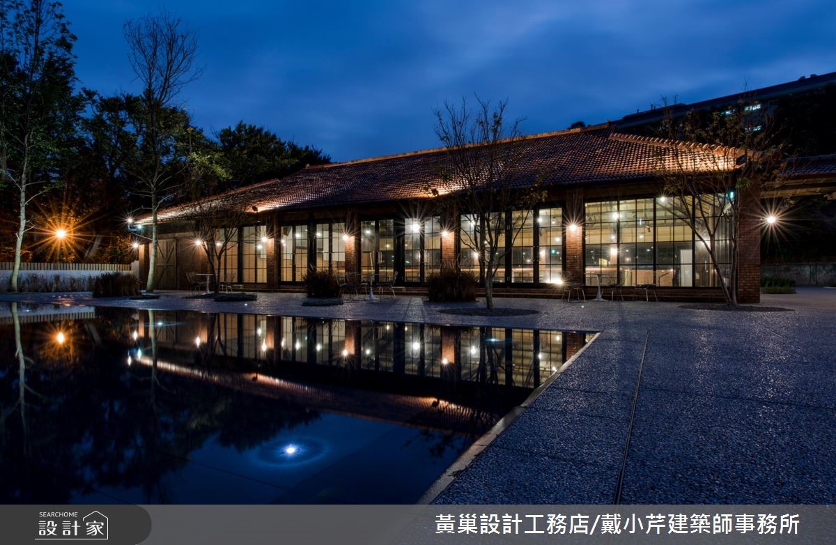 原為美軍宿舍群的老舊空間,經由設計師團隊以最輕量的