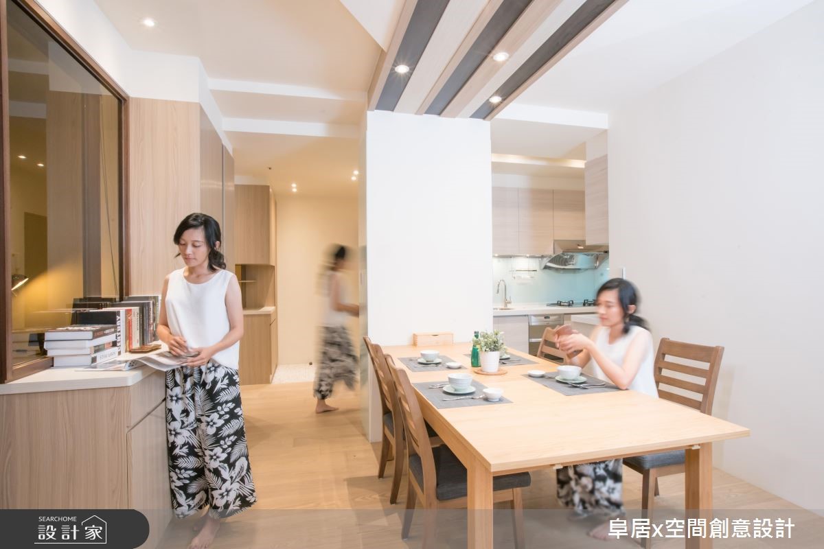 31坪老屋,設計師除了改善老舊屋況外,也運用獨特手法