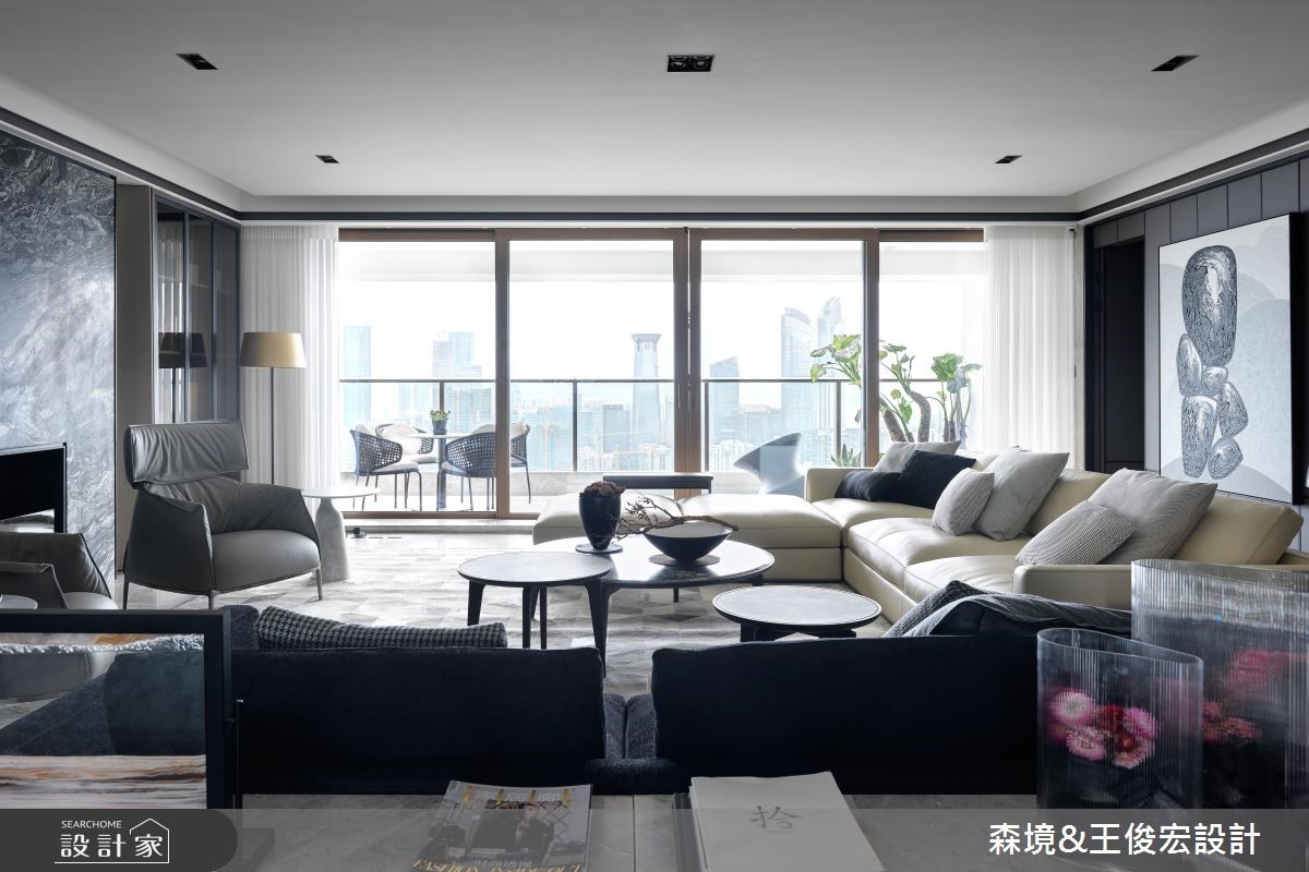 121 坪現代風大宅,一窗、一景皆如畫,設計師善用此景